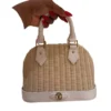Louis Vuitton Alma BB Wicker Off White Karung Leather Bag