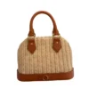 Louis Vuitton Alma BB Wicker Ostrich Brown Leather Bag