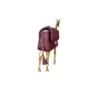 Mini Chanel Classic Giraffe Flap Bag Metiers D'Art Burgundy Leather and Gold tone Hardware