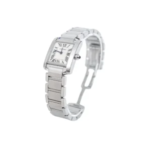 Cartier Tank Française Small Model Stainless Steel Watch