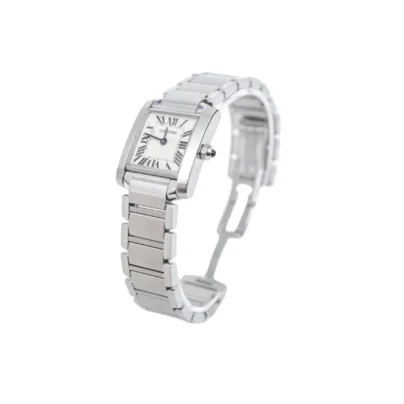 Cartier Tank Française Small Model Stainless Steel Watch