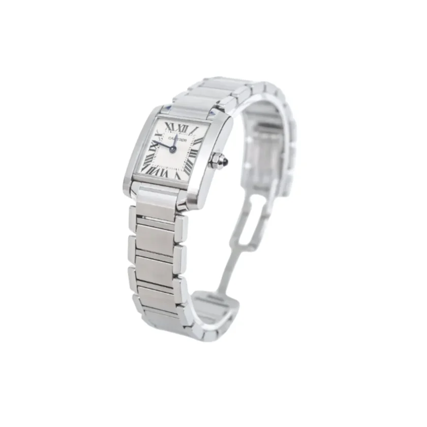 Cartier Tank Française Small Model Stainless Steel Watch