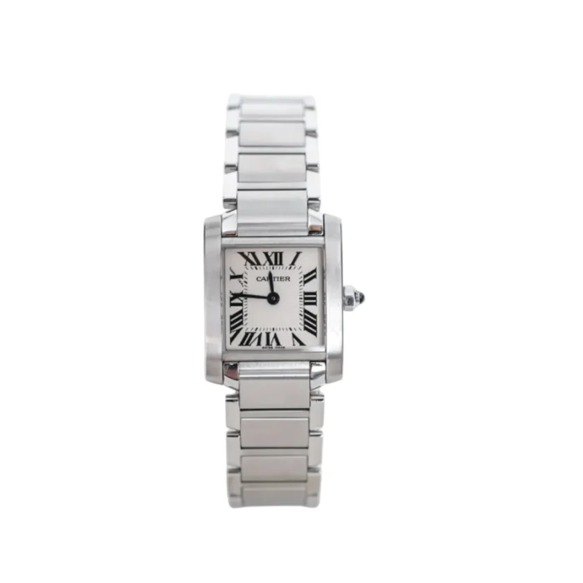 Cartier Tank Française Small Model Stainless Steel Watch main