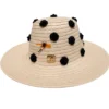 Chanel Coco Beach Straw Hat Beige cotton and mixed fibers