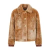 Chanel Shearling Lambskin Beige Jacket Size 38 FR Fall Winter 2026