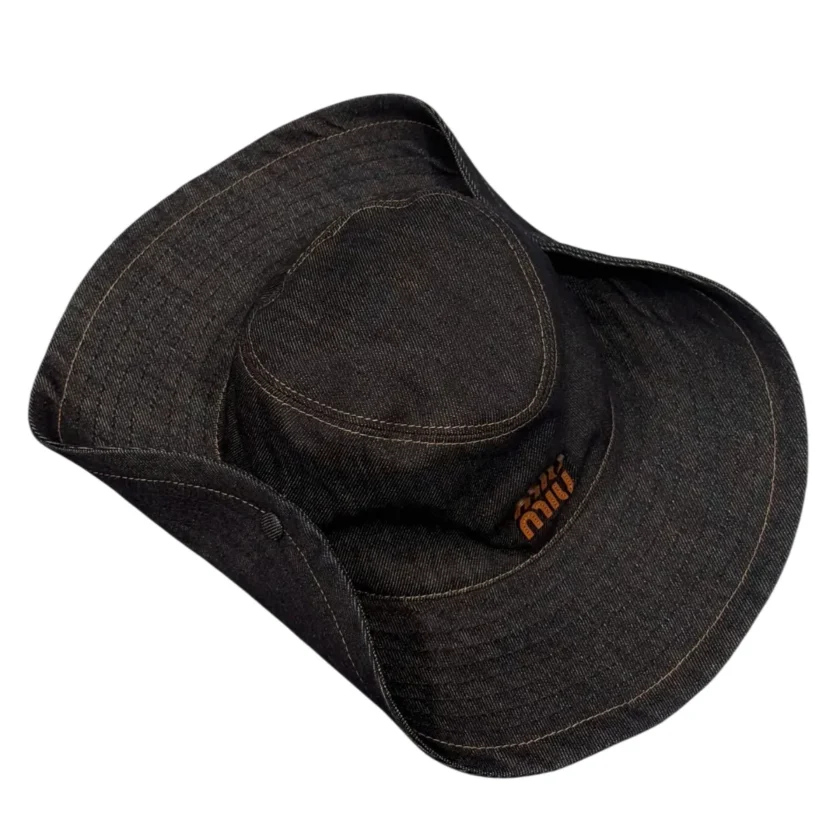 Denim Miu Miu Cowboy Hat size M