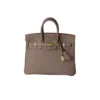Hermes Birkin 25 Etoupe Togo Gold Hardware