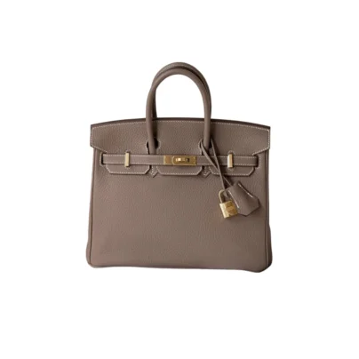 Hermes Birkin 25 Etoupe Togo Gold Hardware