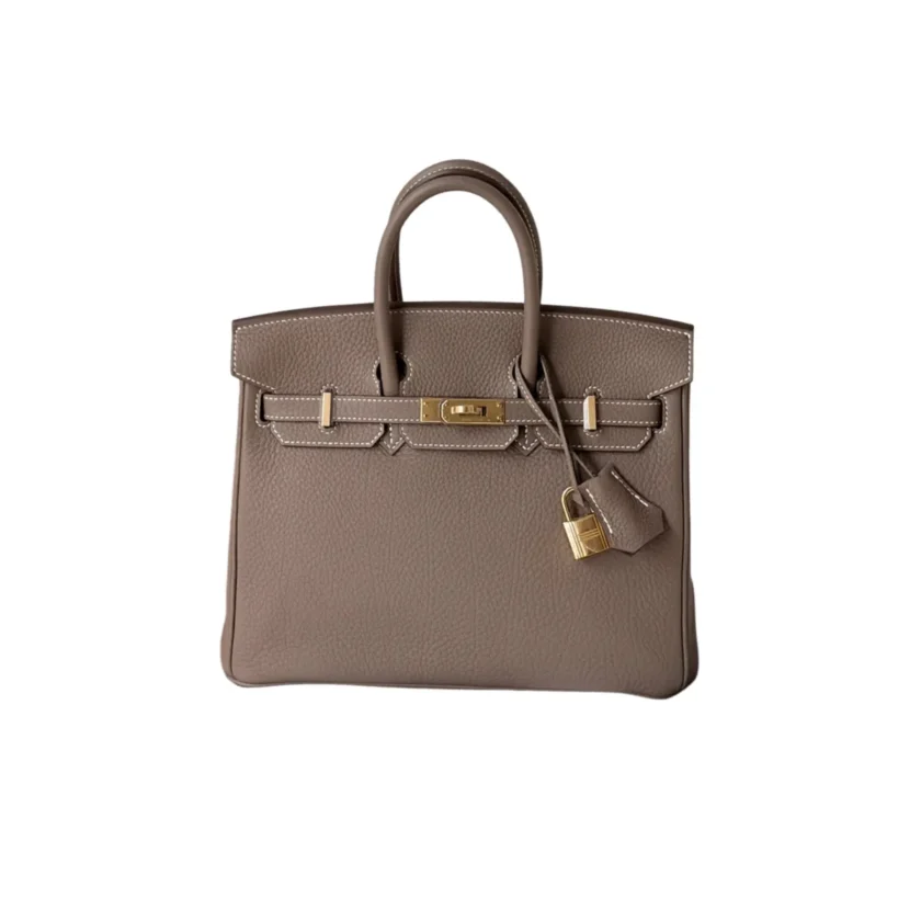 Hermes Birkin 25 Etoupe Togo Gold Hardware