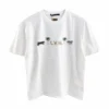 Louis Vuitton x The Darjeeling White Short sleeved embroidered crewneck t shirt Size L