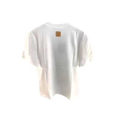 Louis Vuitton x The Darjeeling White Short sleeved embroidered crewneck t shirt Size L back