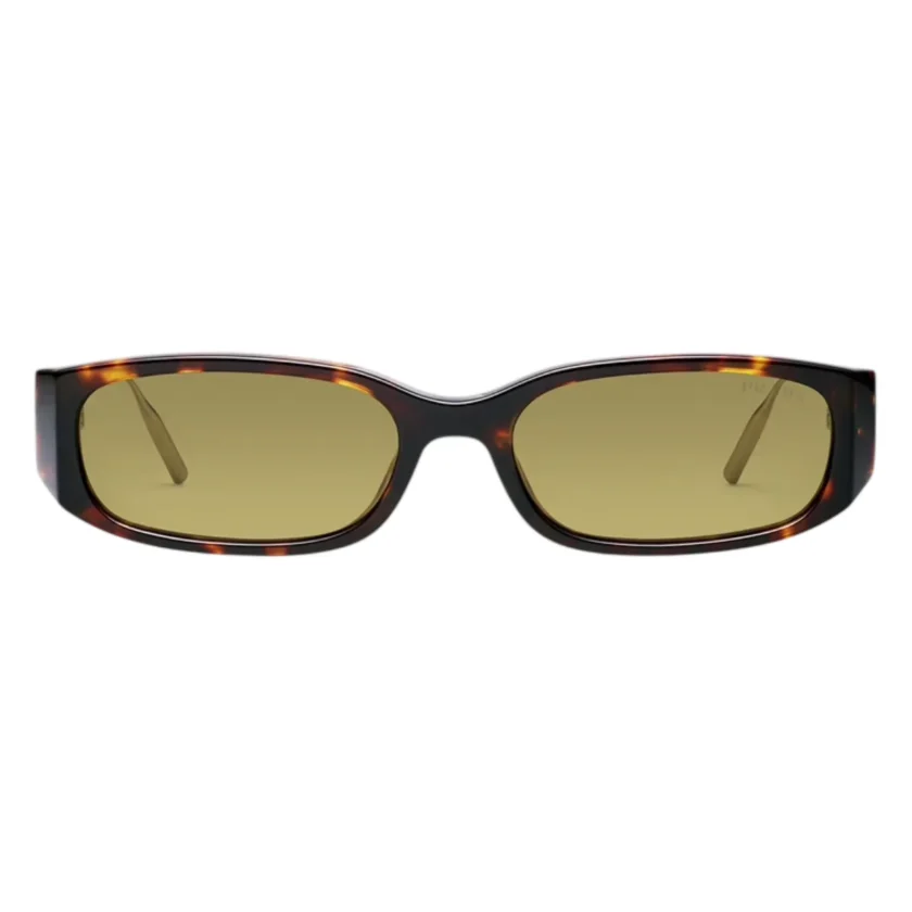 Prada x Gentle Monster 1 T9 Tortoise Frame Sunglasses Green Lens front