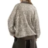 Brunello Cucinelli Dazzling Craquelé Embroidery Cardigan back