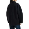 Brunello Cucinelli Hand Finished Wool Cashmere Monili Caban Cobalt Pea Coat back