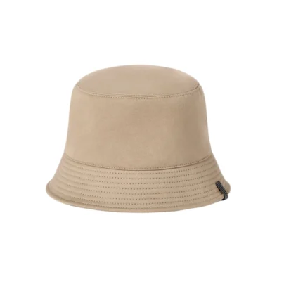 Brunello Cucinelli Reversible Monili Bucket Hat Beige Plaid