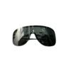 Chanel 2026 Cruise Collection Shield Sunglasses Silver Metal Dark Grey Visor