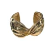 Chanel 2026 Twisted Cuff Bracelet Gold tone Hardware