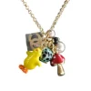 Chanel CC Chick & Mushroom Multi Charm Necklace 2026 Gold