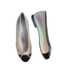 Chanel Iridescent Rainbow Lambskin Cap Toe Ballerina Ballet Flats FW26 Size 38 FR