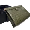 Chanel Large Clutch in Green Crocodile Embossed Calfskin Fall Winter 2026