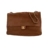 Chanel Maxi Flap Bag Camel Suede Calfskin Gold Tone Hardware 2026 Metiers D'Art