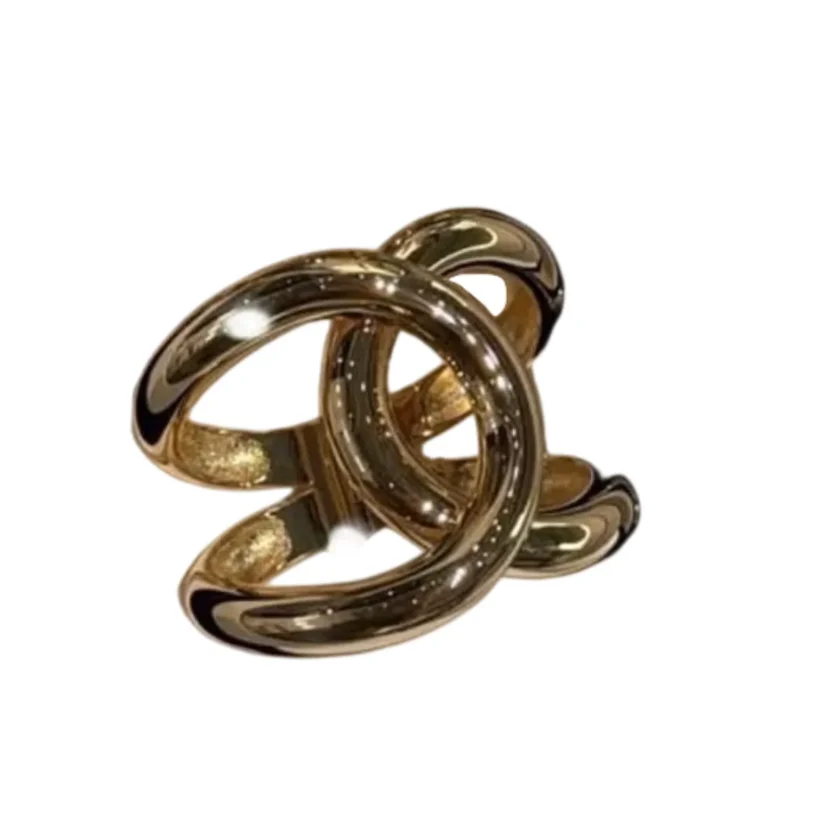 Chanel Metal Cuff Bracelet Gold tone