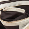 Fendi Medium Baguette FF embossed white nappa shoulder bag interior