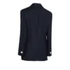 Giorgio Armani Blue Flanella Cashmere Double Breasted Women's Blazer back