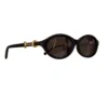 Gucci Horsebit Oval Sunglasses in Black Acetate GG2215S