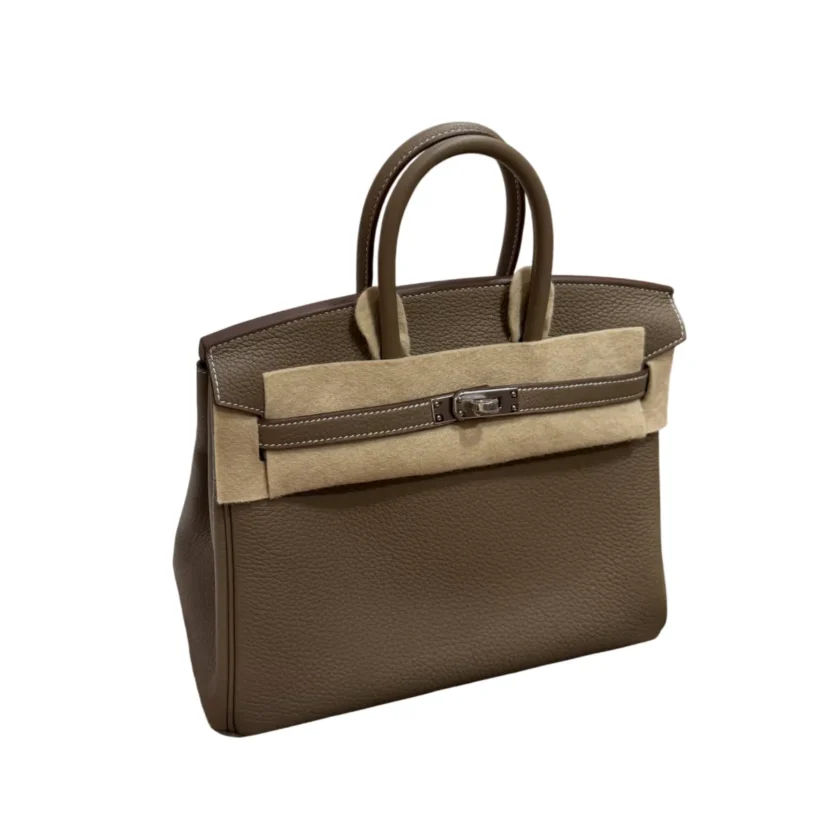 Hermès Birkin 25 Étoupe Togo Palladium Hardware 2025