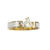 Hermès Clic H Guepards PM Bracelet Yellow gold plated metal