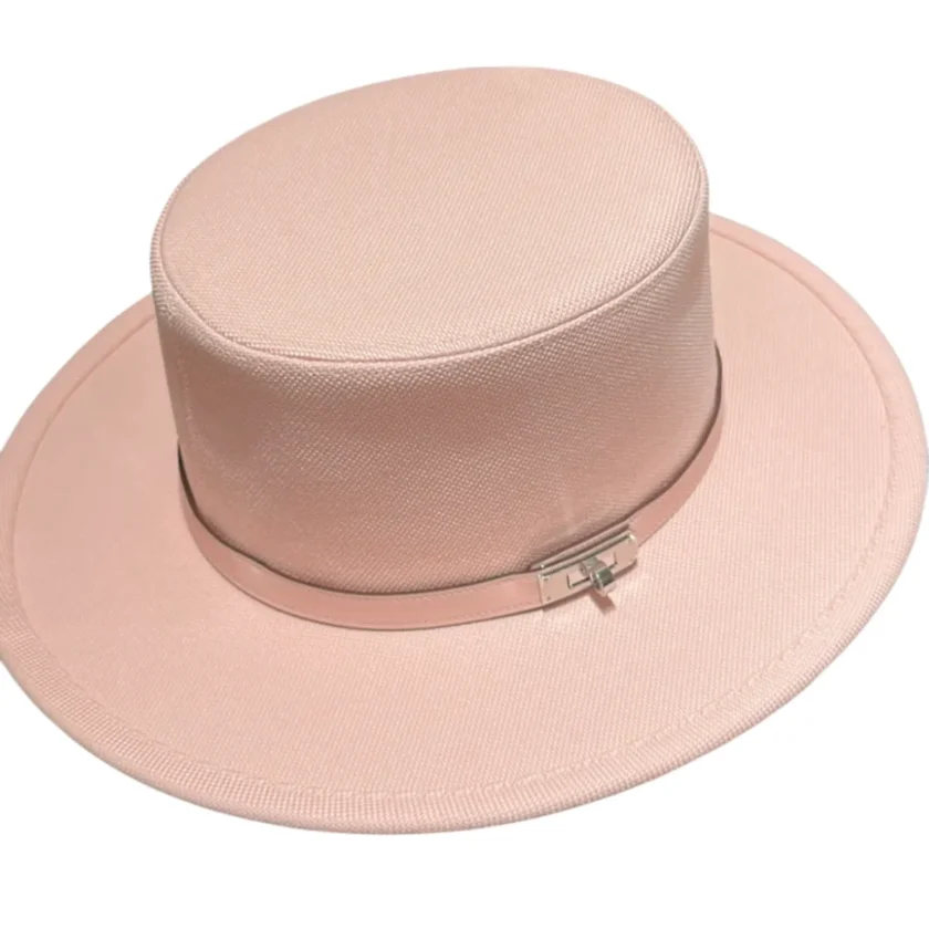Hermès Hampton Plein Air hat Rose Clair size 58
