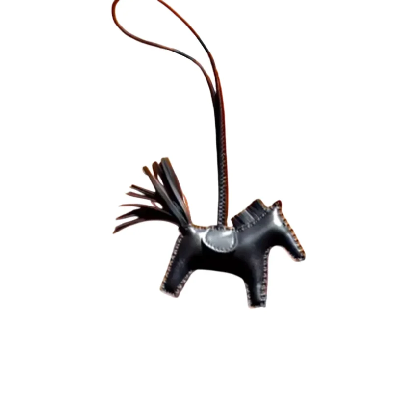 Hermès Rodeo PM Bag Charm Milo Lambskin So Black Noir