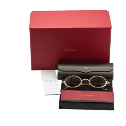 Limited Edition Cartier Baignoire Gold Sunglasses boxed