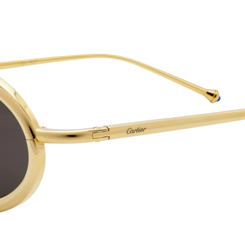 Limited Edition Cartier Baignoire Gold Sunglasses cartier side engraving
