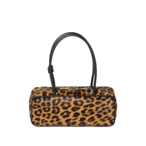 Miu Miu Beau leopard print tote bag back
