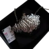 New Chanel Oyster Minaudiere Silver Evening Bag Metiers D'Art 2026