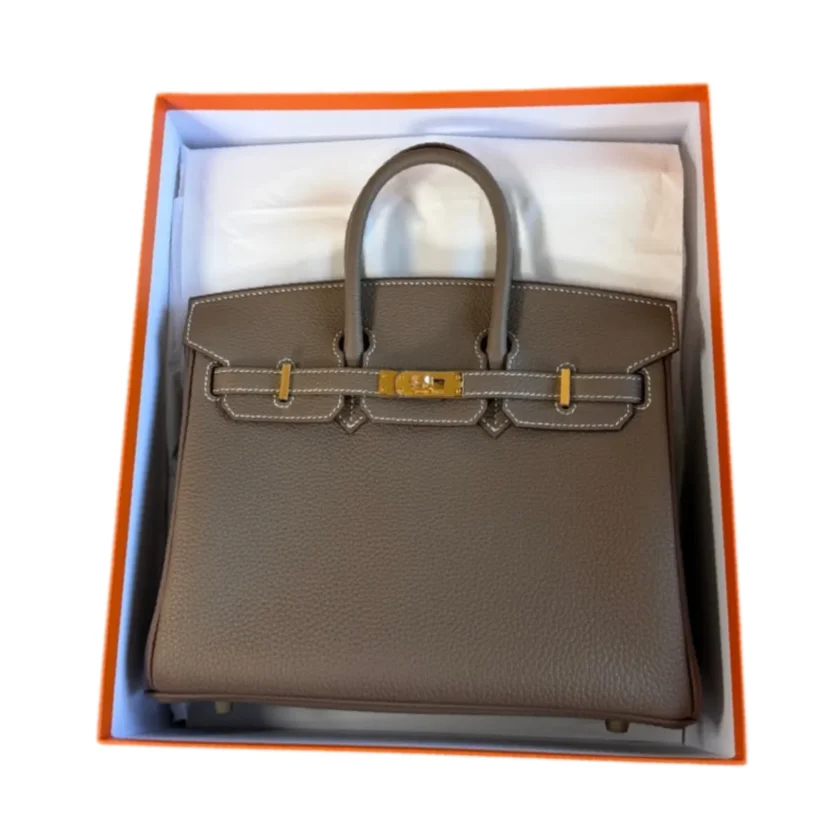New Hermes Birkin 25 Etoupe Togo GHW