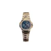 Patek Philippe Nautilus Perpetual Calendar White Gold Blue Dial 5740:1G 001