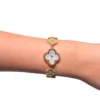 Van Cleef & Arpels Sweet Alhambra Watch Rose Gold Mother of Pearl Diamonds